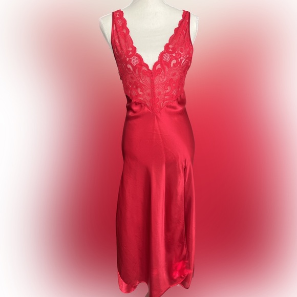 Victoria's Secret Dresses & Skirts - Vintage silky Victoria’s Secret gold label slip maxi dress